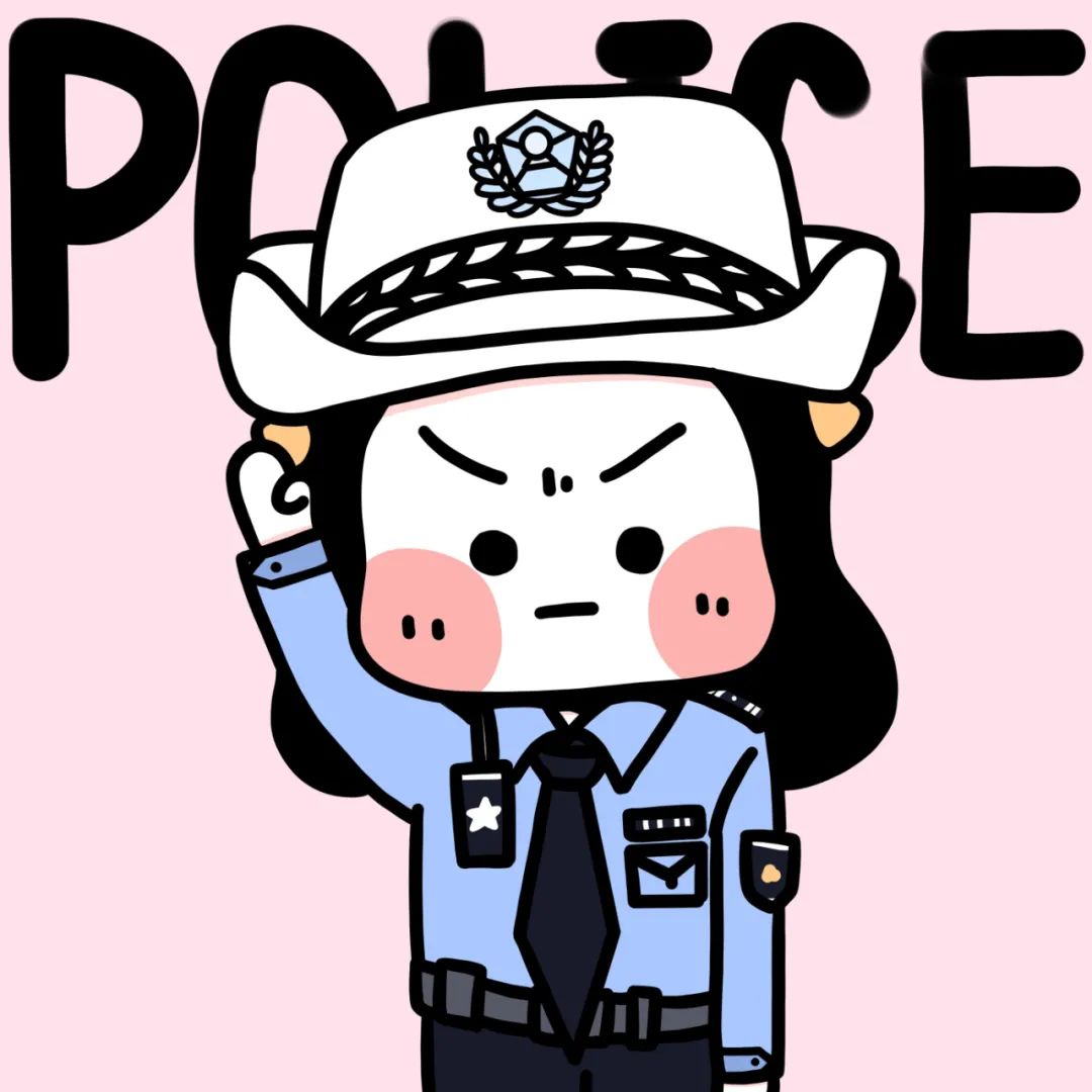 女交警穿制服头像